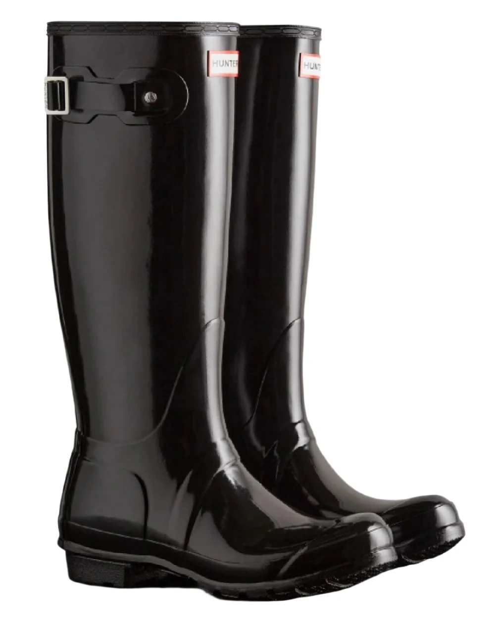 Hunter Womens Original Tall Gloss Wellingtons - Image 4