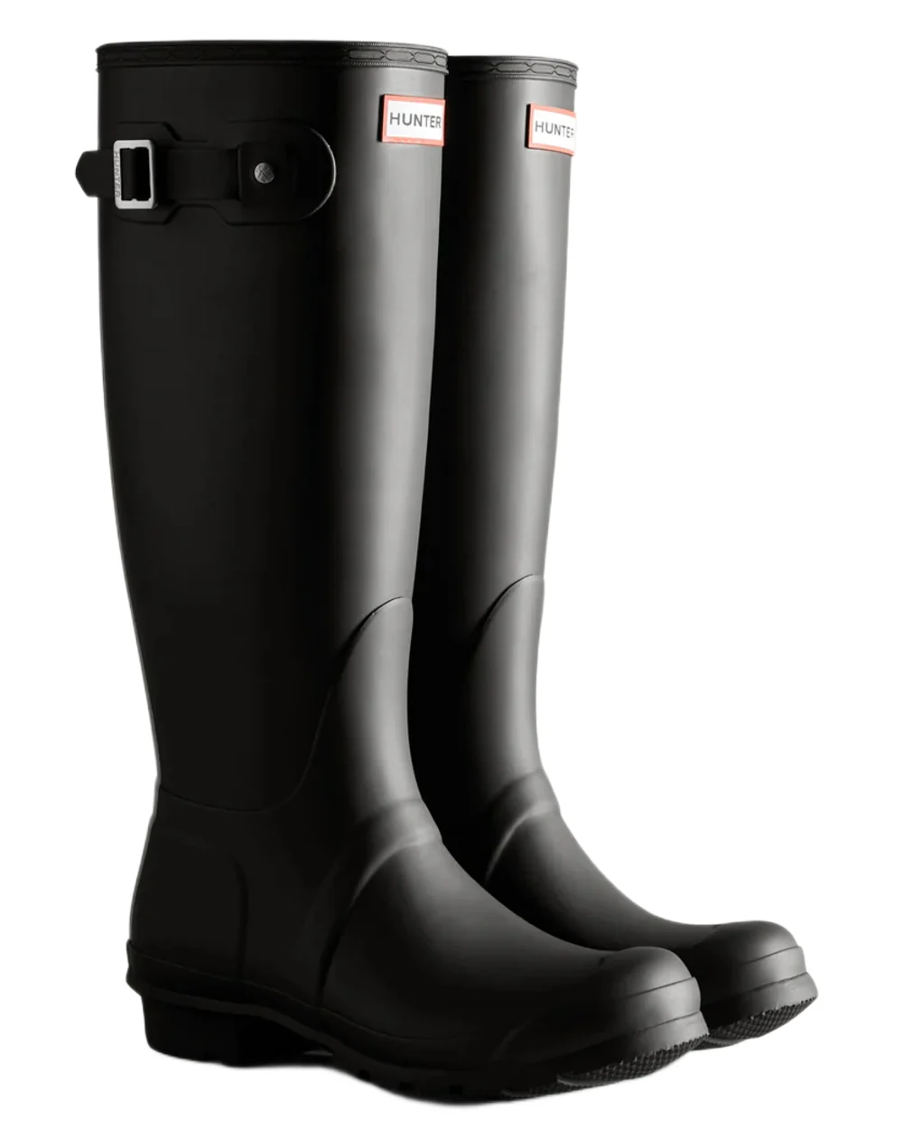 Hunter Womens Tri-Colour Logo Backstrap Tall Wellingtons - Image 3