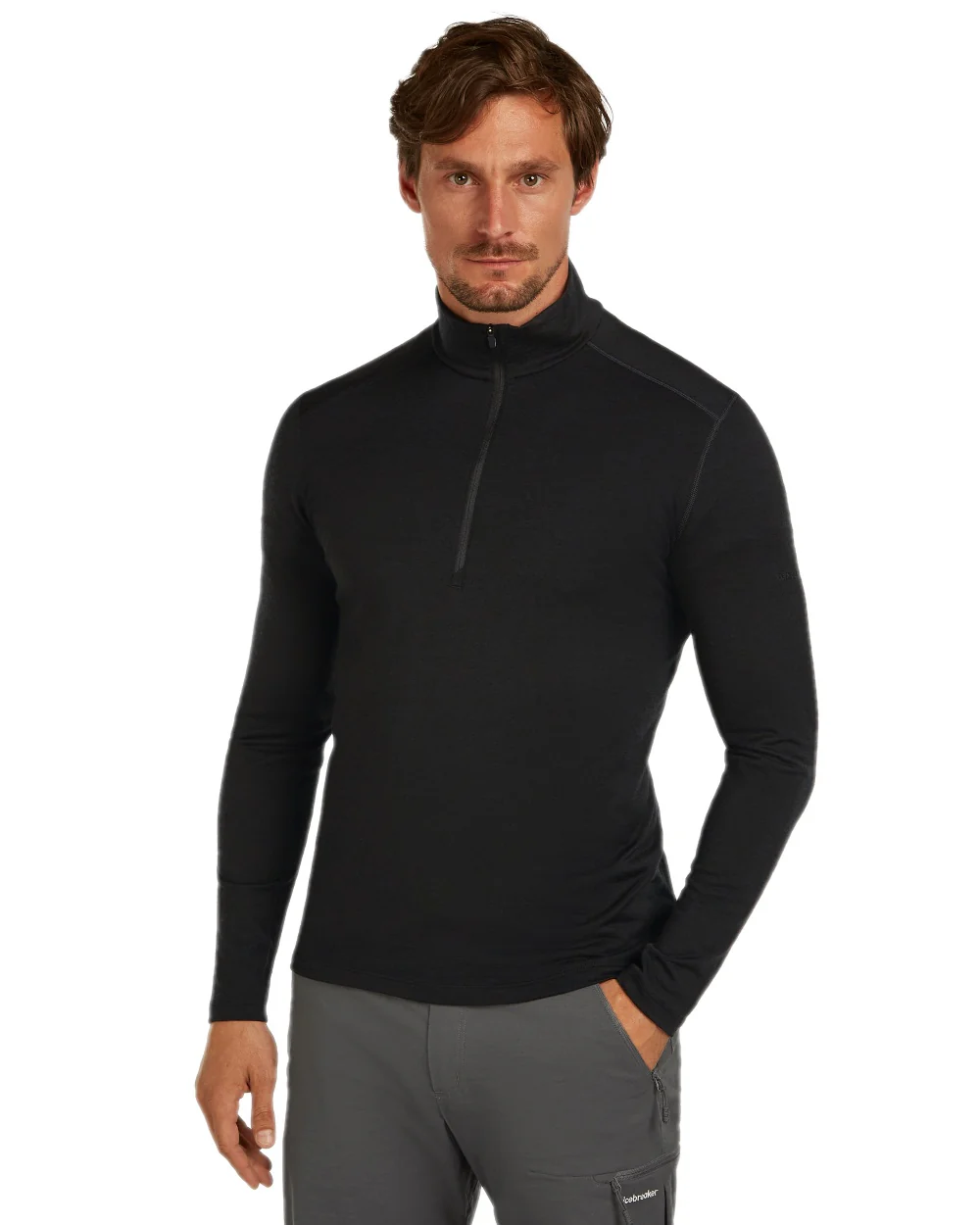 Icebreaker Mens Merino 200 Oasis Half Zip Thermal Top - Image 2