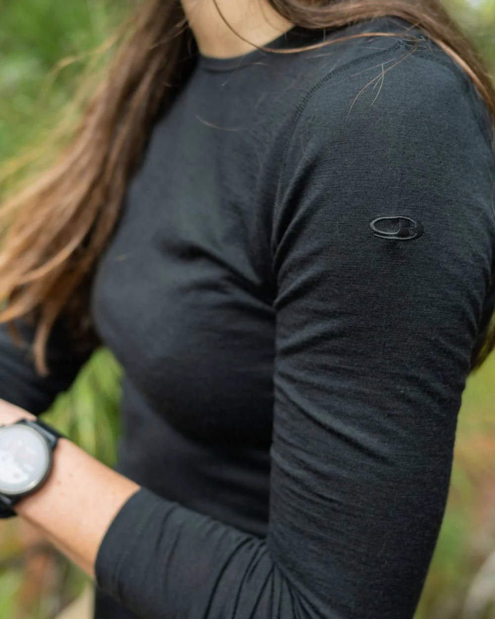 Icebreaker Womens Merino 200 Oasis Crew Thermal Top - Image 4