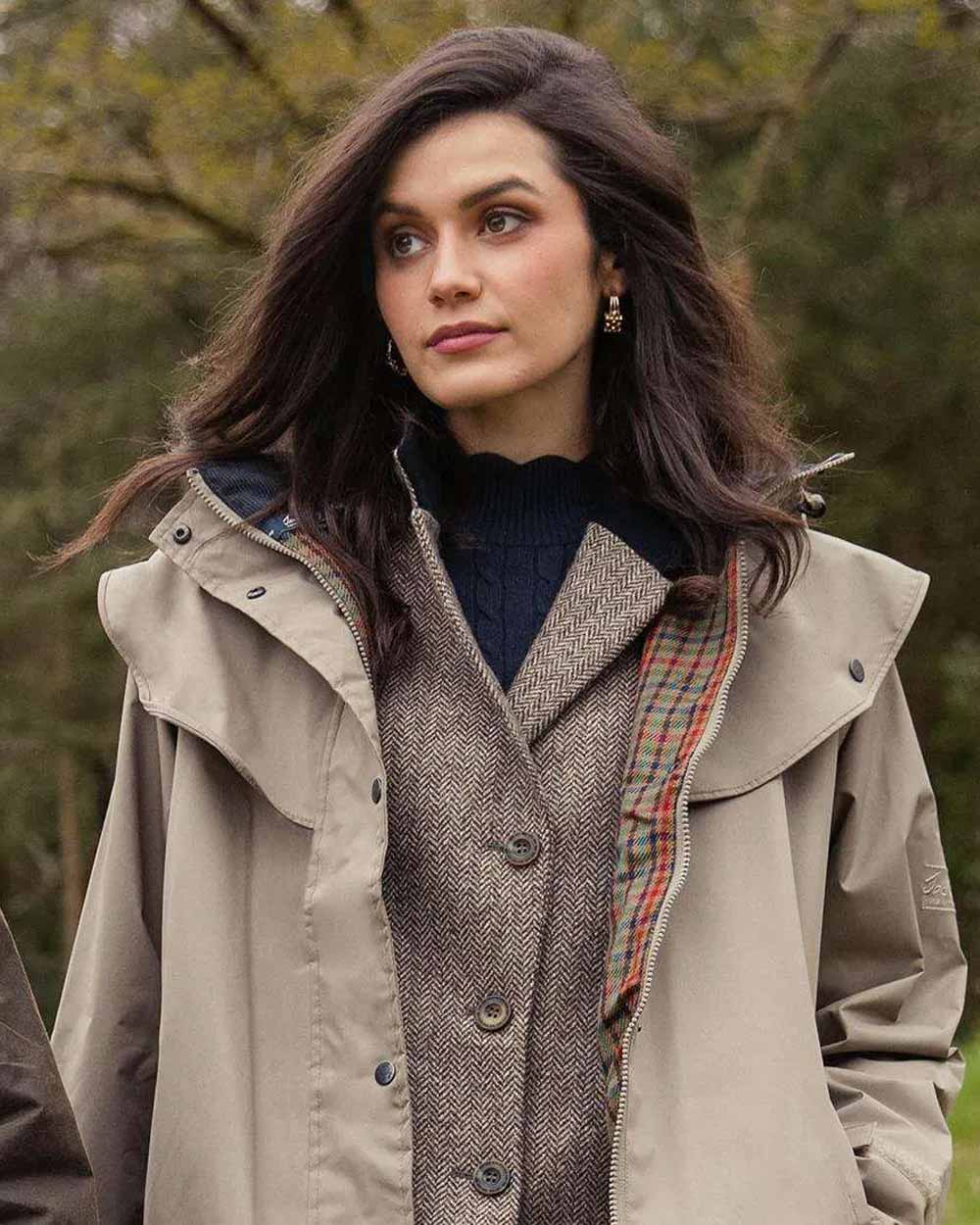 Jack Murphy Cotswold Ladies Waterproof 3/4 Coat - Image 9