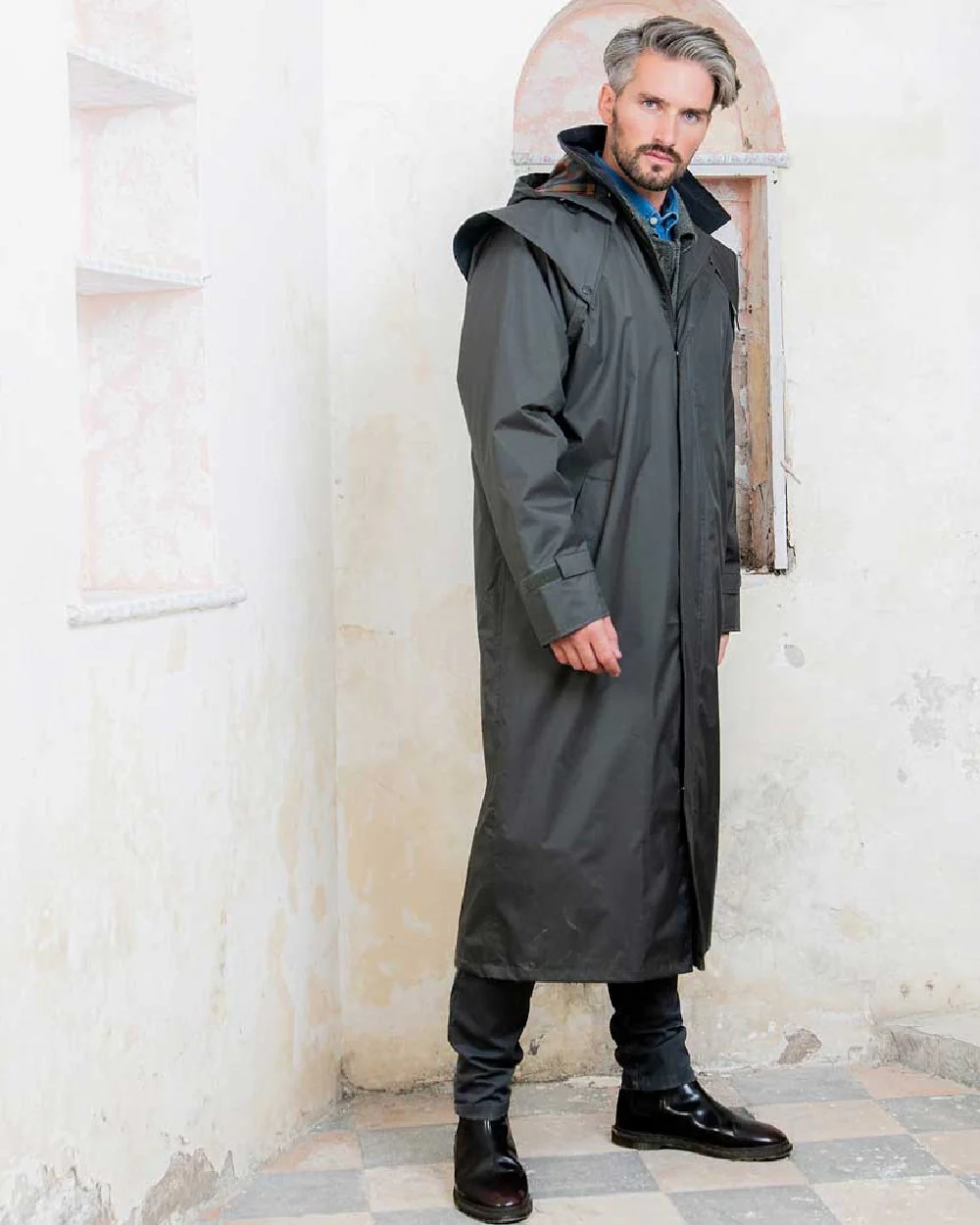 Jack Murphy Lambourne Mens Long Bush Coat - Image 36
