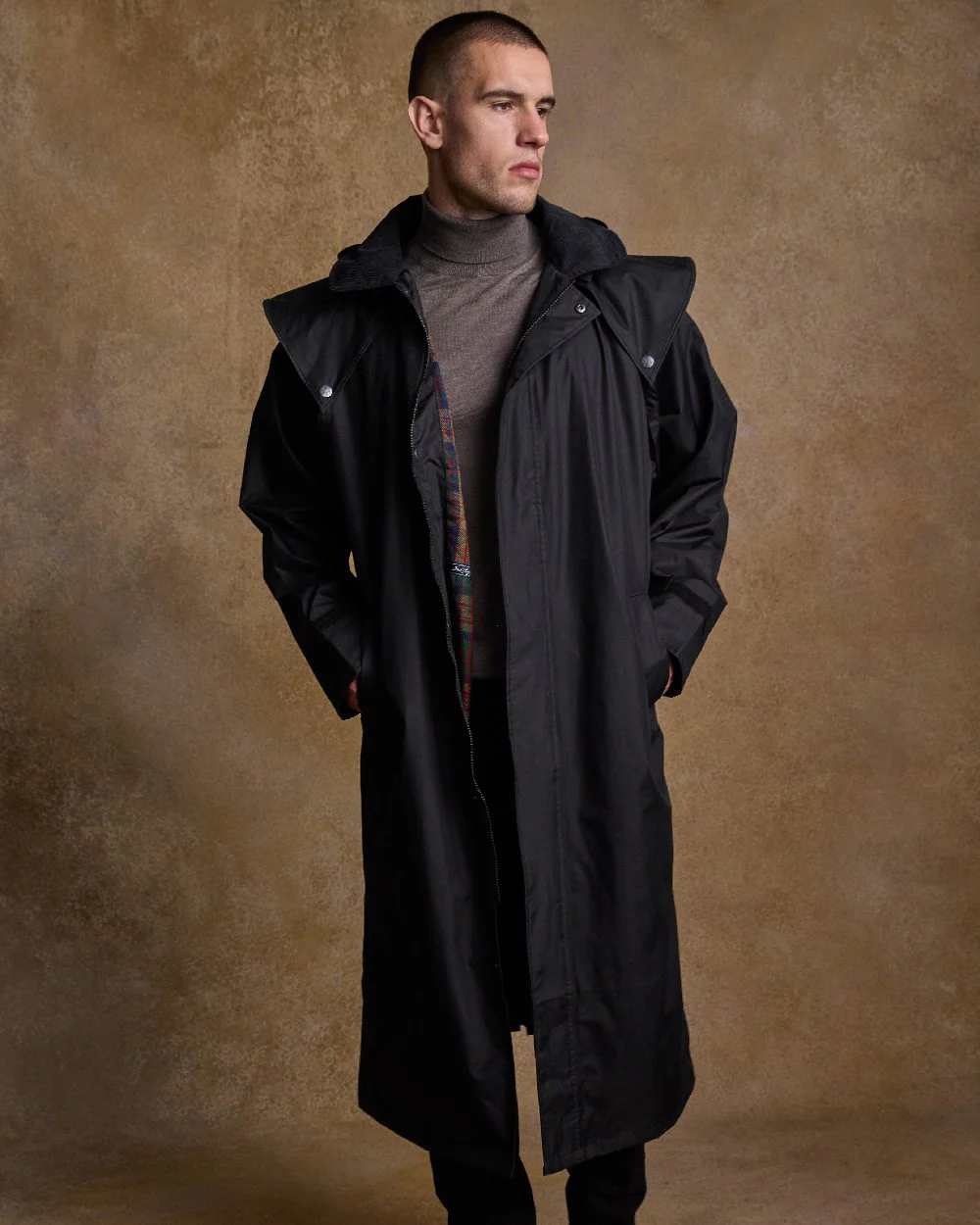 Jack Murphy Lambourne Mens Long Bush Coat - Image 6