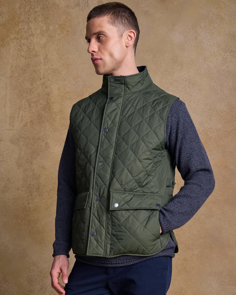 Jack Murphy Mens Conor Quilted Gilet - Image 11