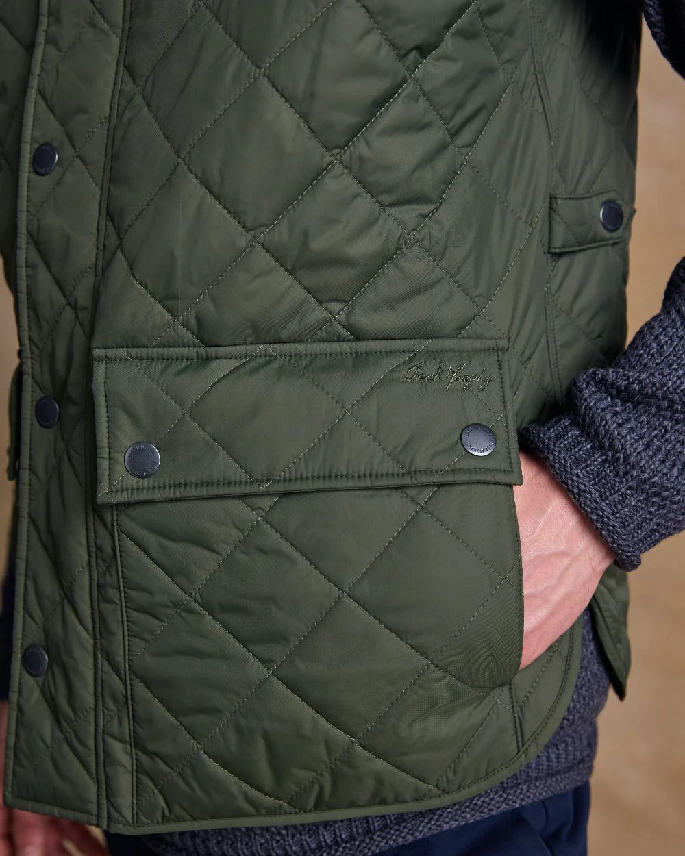 Jack Murphy Mens Conor Quilted Gilet - Image 14
