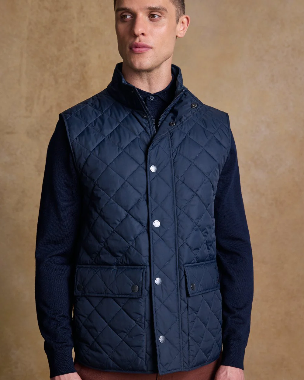 Jack Murphy Mens Conor Quilted Gilet - Image 3