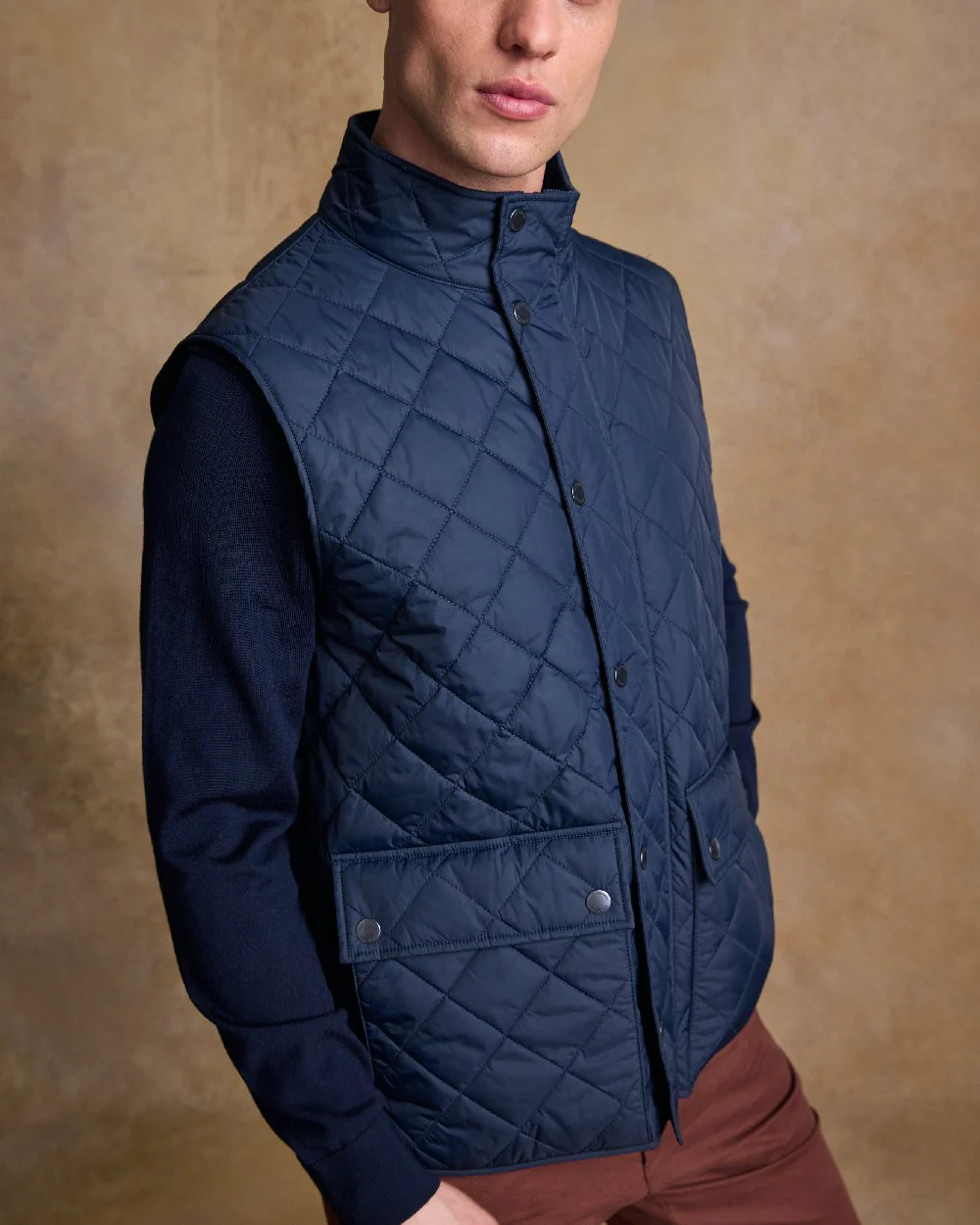 Jack Murphy Mens Conor Quilted Gilet - Image 4