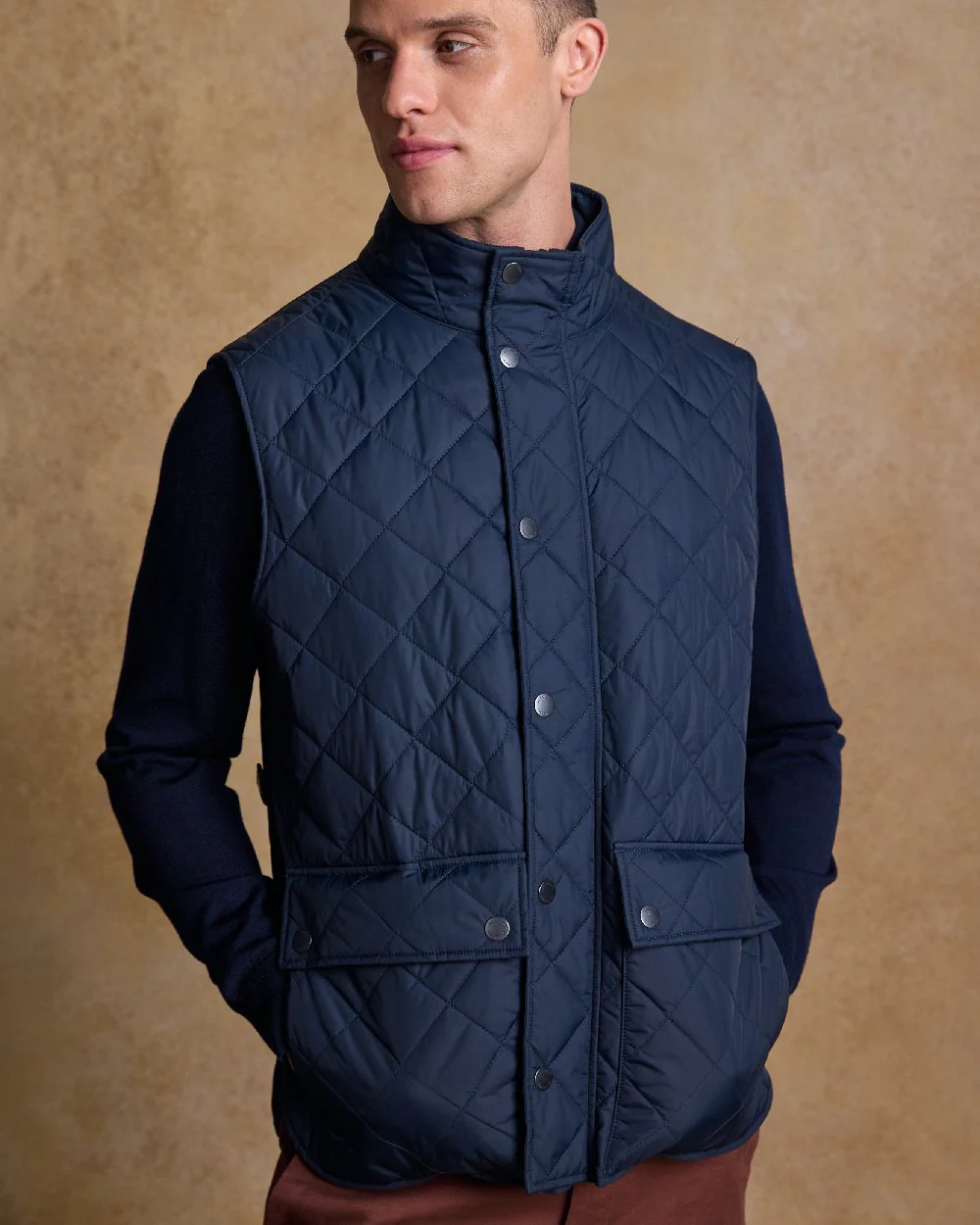 Jack Murphy Mens Conor Quilted Gilet - Image 5