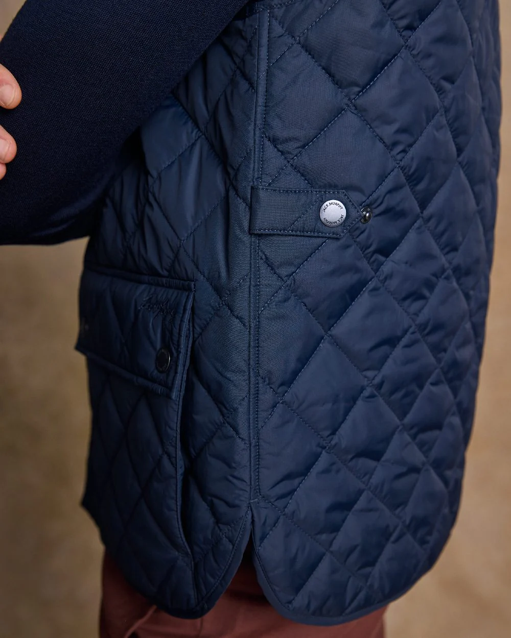 Jack Murphy Mens Conor Quilted Gilet - Image 6