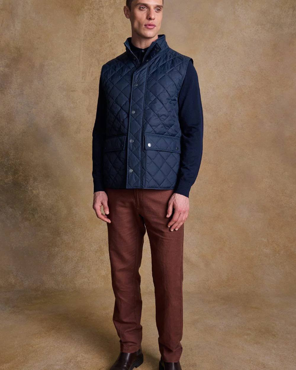 Jack Murphy Mens Conor Quilted Gilet - Image 7