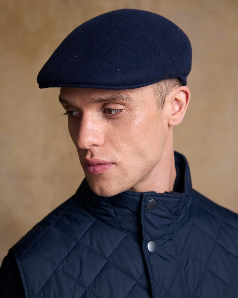 Jack Murphy Mens Galway Felt Flat Cap - Image 10