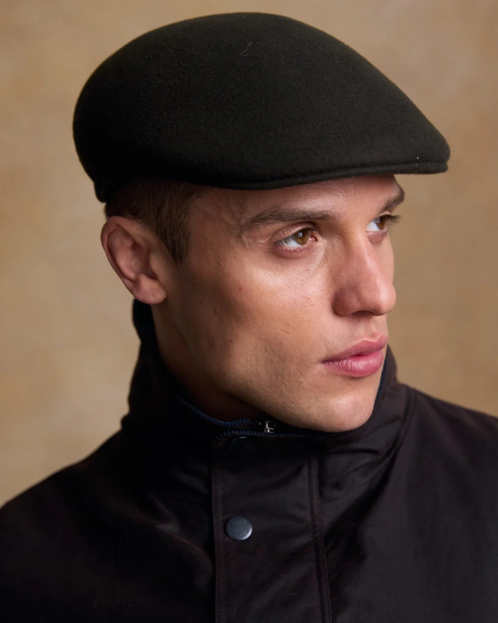 Jack Murphy Mens Galway Felt Flat Cap - Image 2