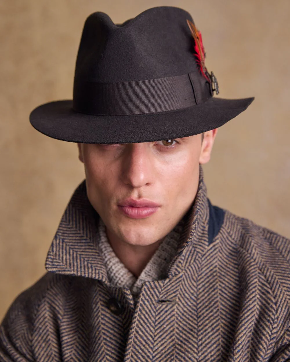 Jack Murphy Mens Kildare Trilby Felt Hat - Image 10