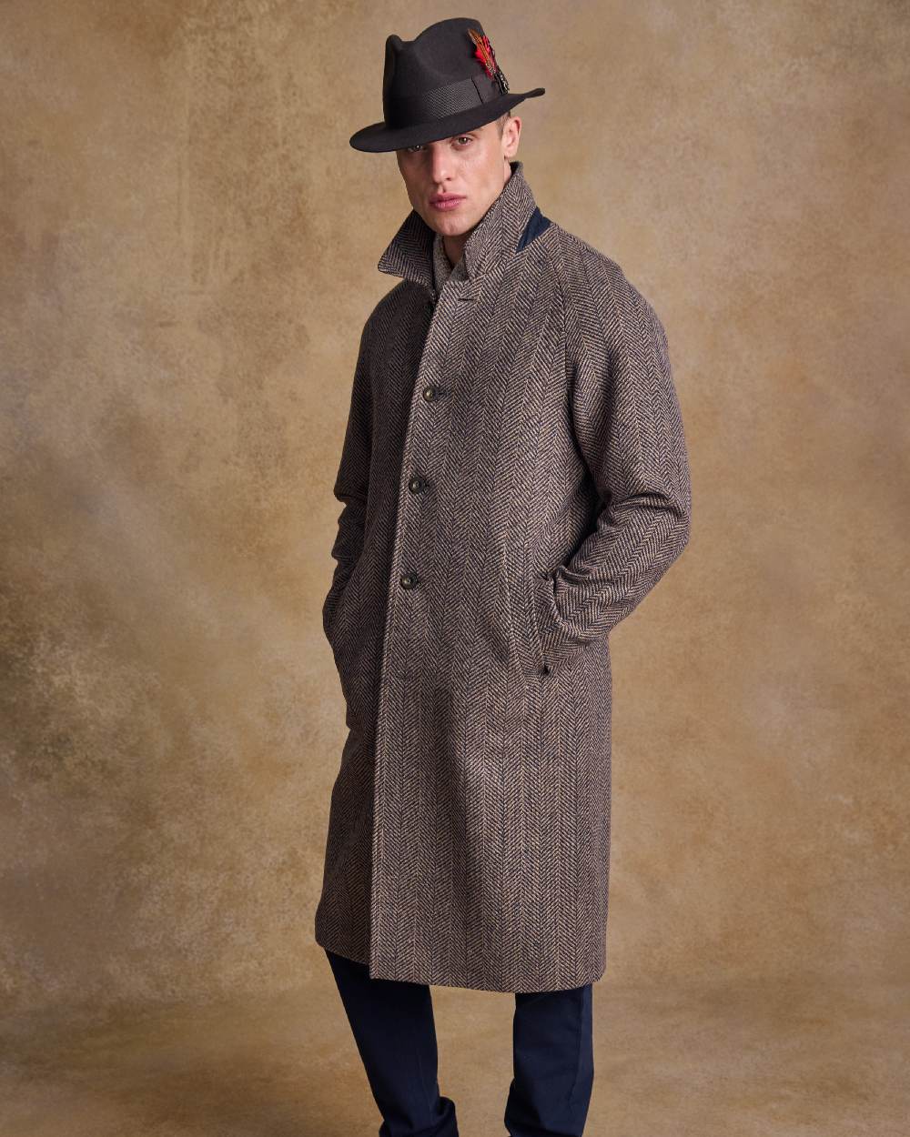 Jack Murphy Mens Kildare Trilby Felt Hat - Image 11