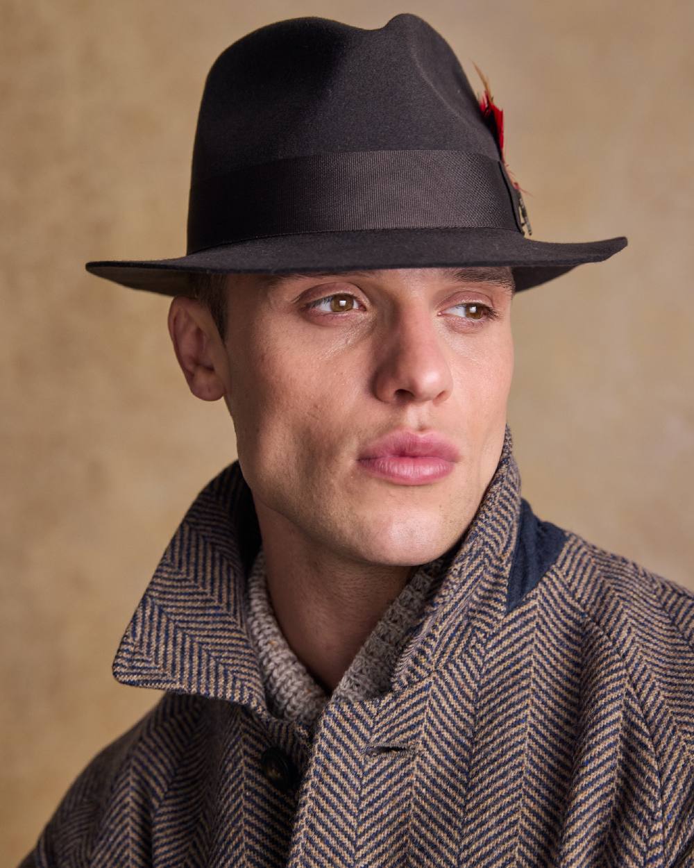 Jack Murphy Mens Kildare Trilby Felt Hat - Image 12