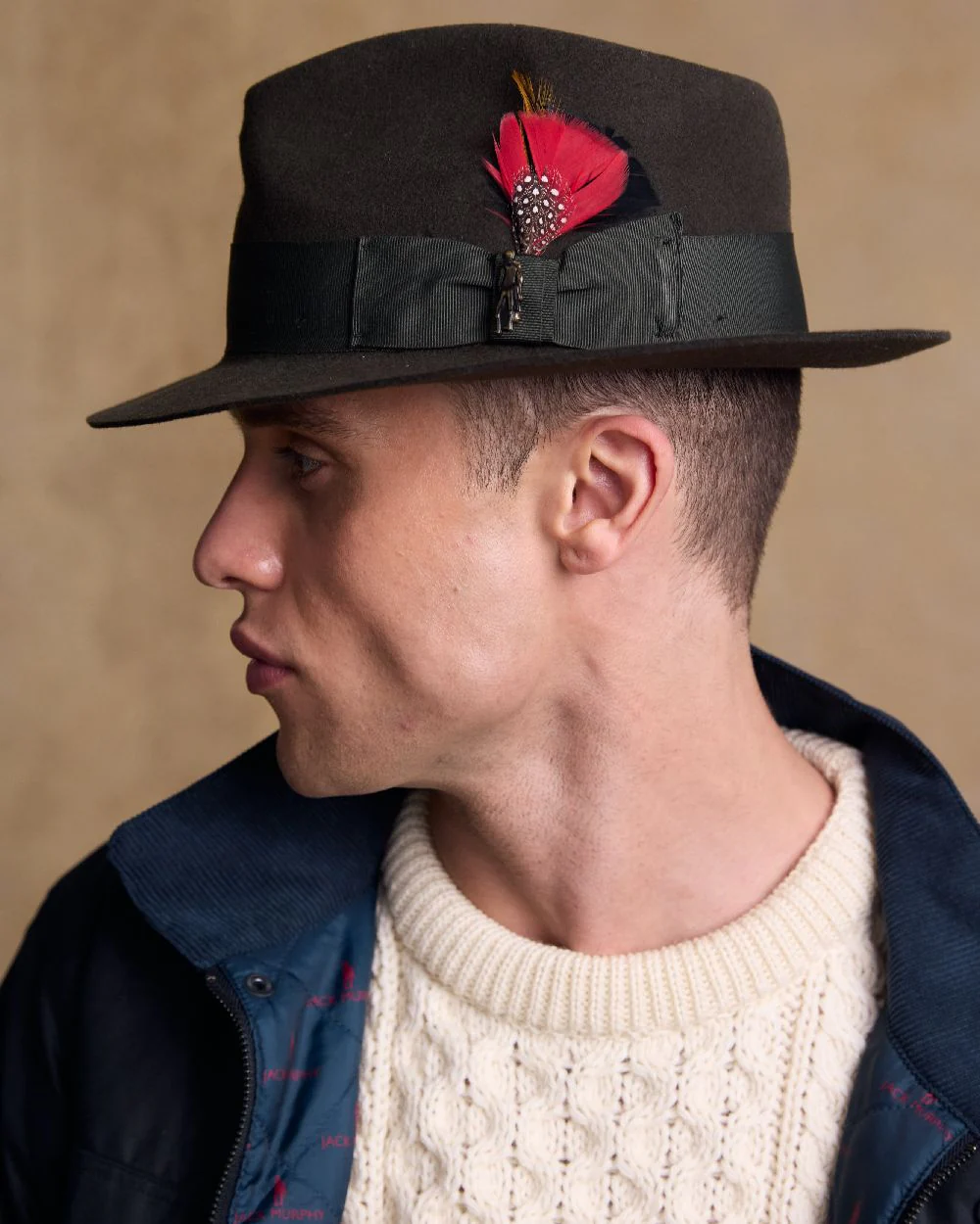 Jack Murphy Mens Kildare Trilby Felt Hat - Image 21