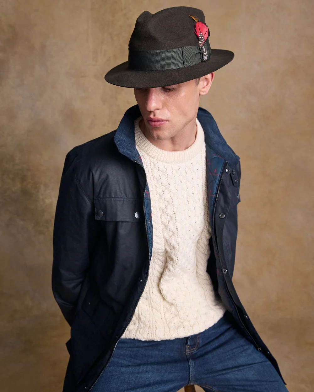 Jack Murphy Mens Kildare Trilby Felt Hat - Image 23