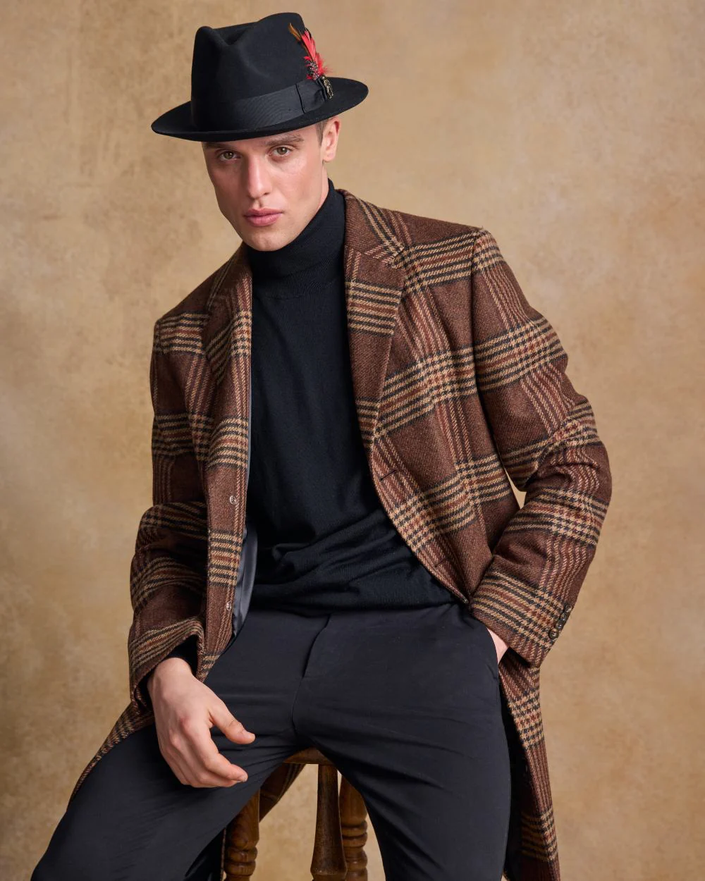 Jack Murphy Mens Kildare Trilby Felt Hat - Image 4