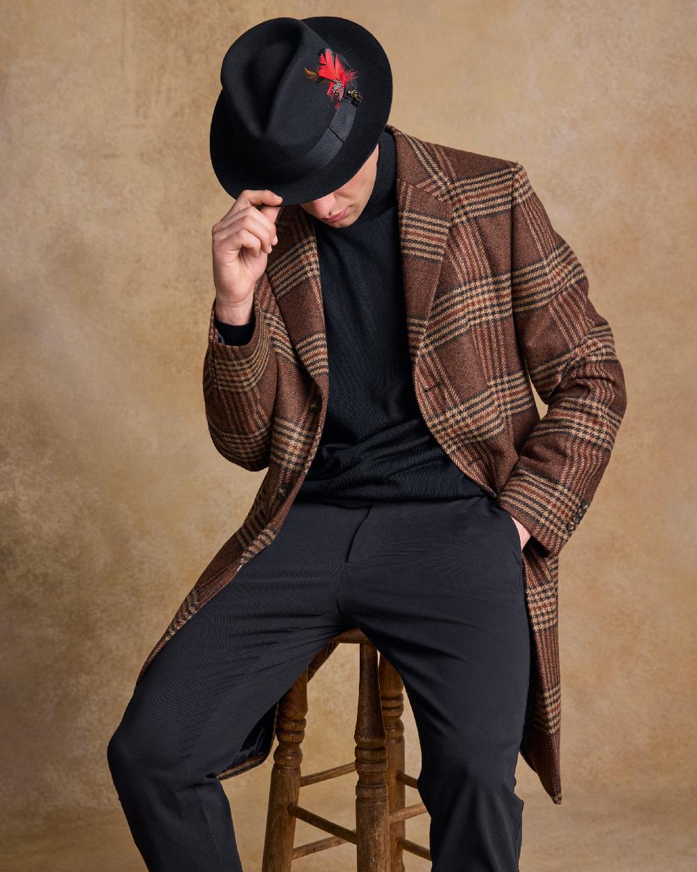 Jack Murphy Mens Kildare Trilby Felt Hat - Image 5