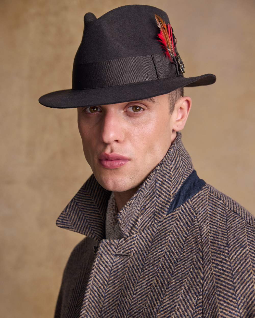 Jack Murphy Mens Kildare Trilby Felt Hat - Image 7