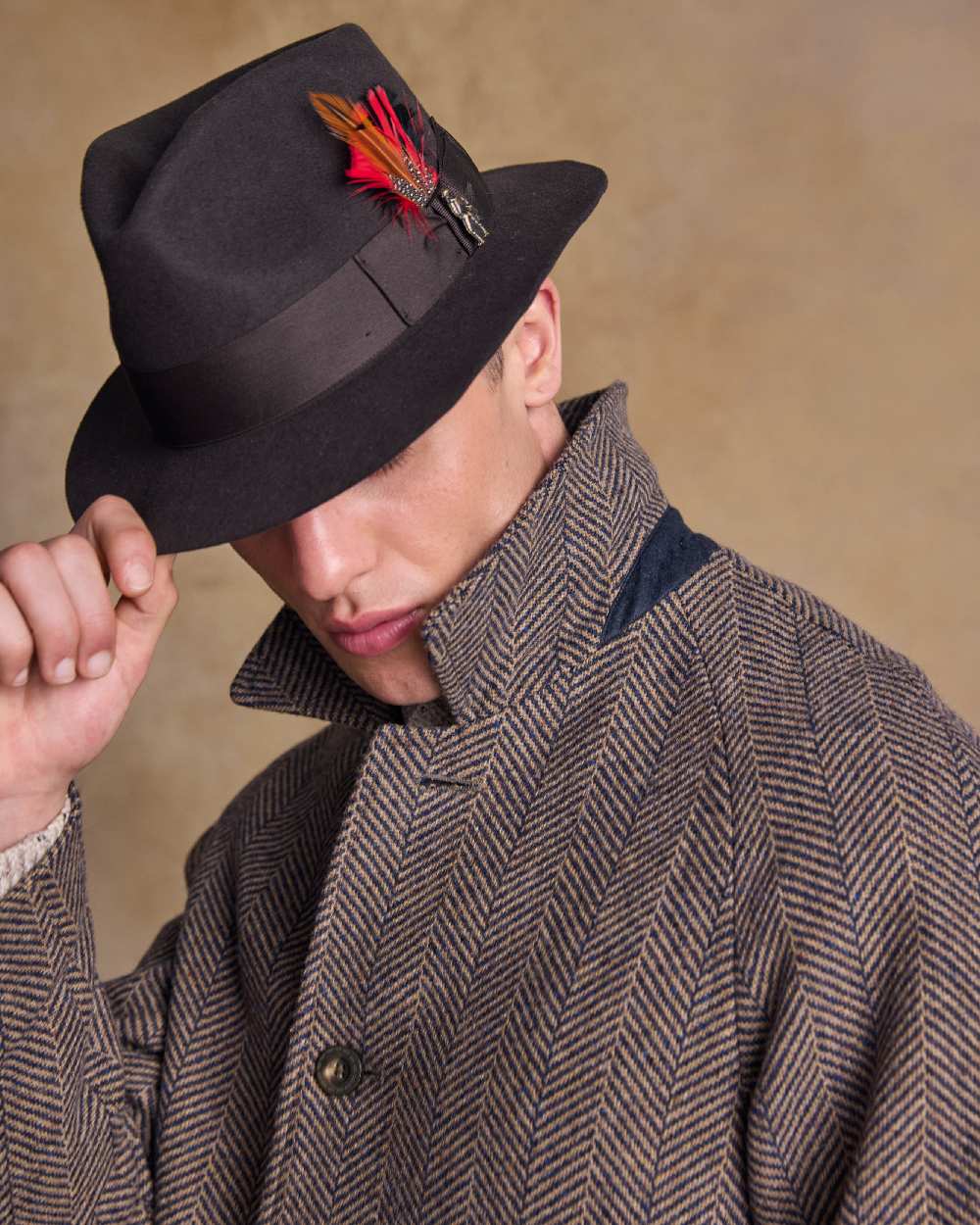 Jack Murphy Mens Kildare Trilby Felt Hat - Image 9
