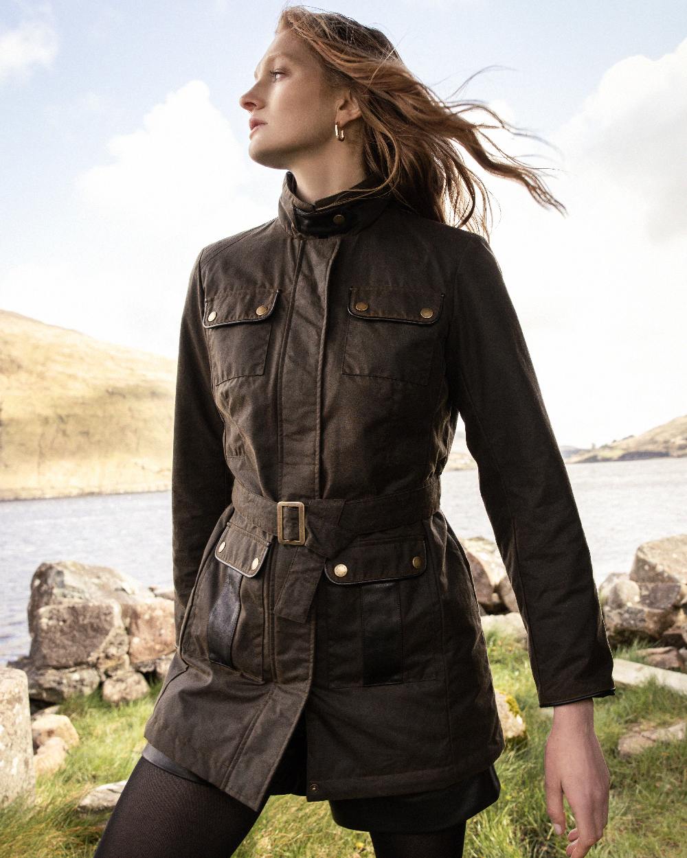 Jack Murphy Womens Orla Wax Jacket - Image 2