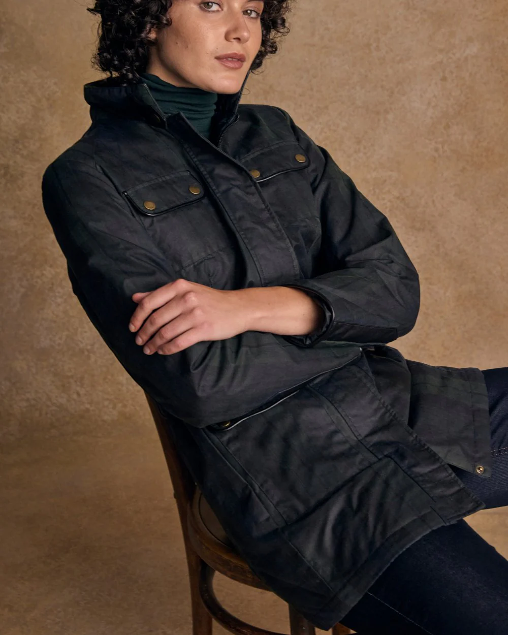 Jack Murphy Womens Orla Wax Jacket - Image 5