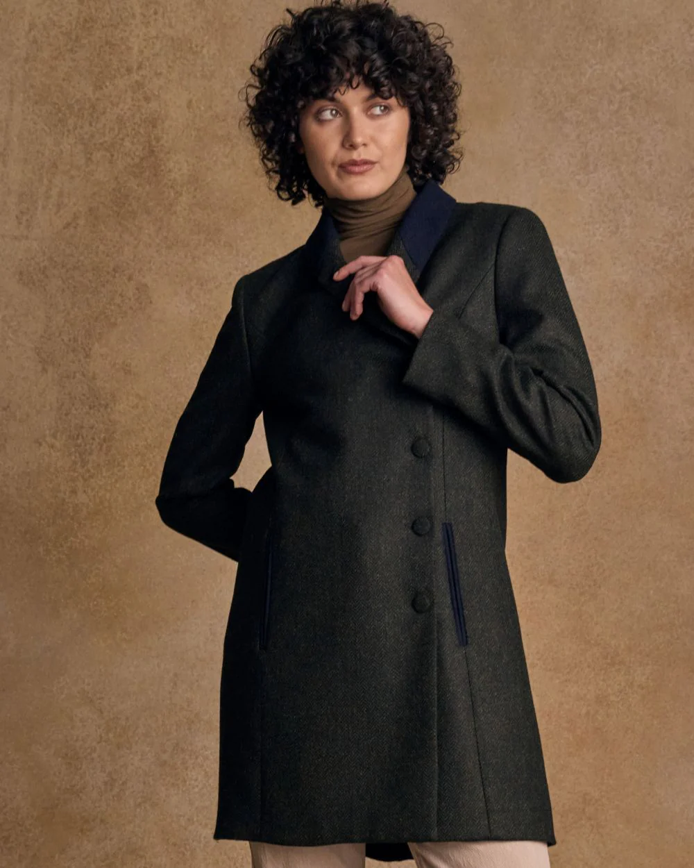 Jack Murphy Womens Robin Tweed Coat - Image 11