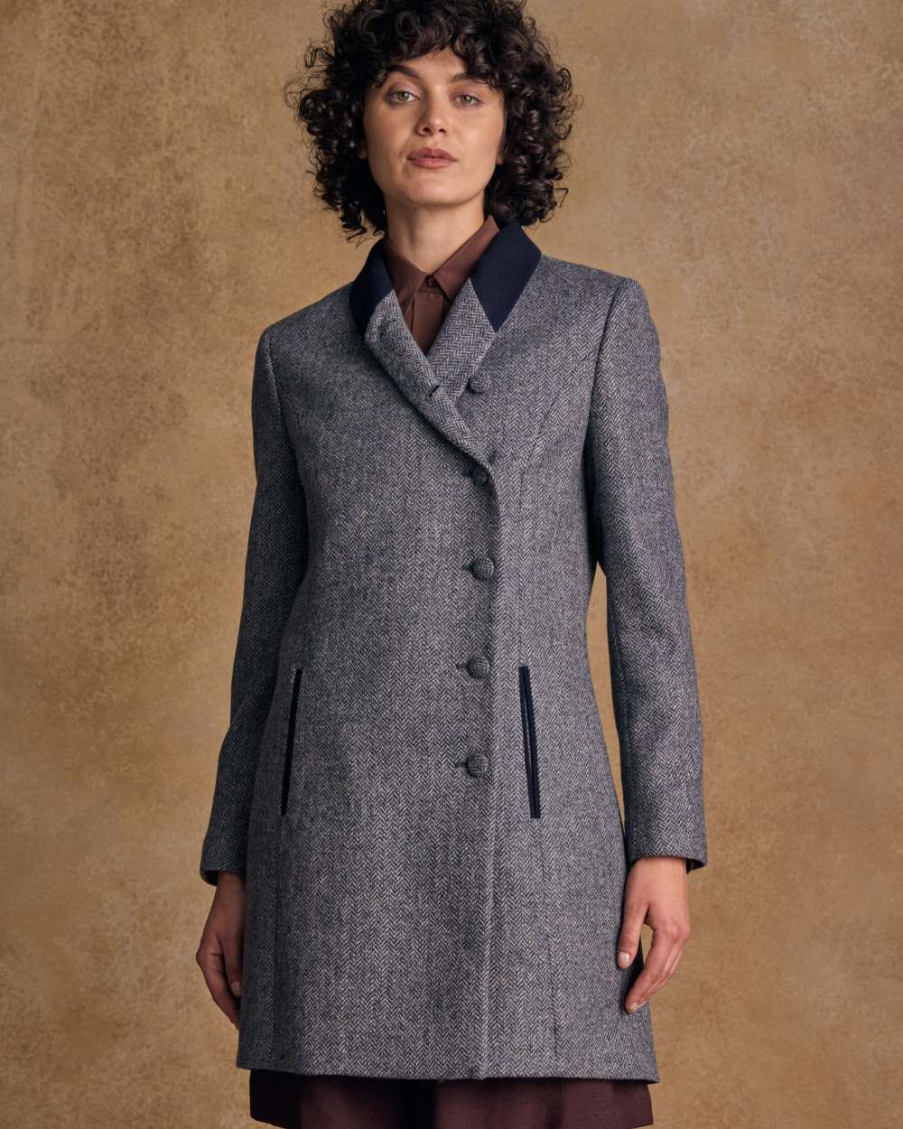 Jack Murphy Womens Robin Tweed Coat - Image 3