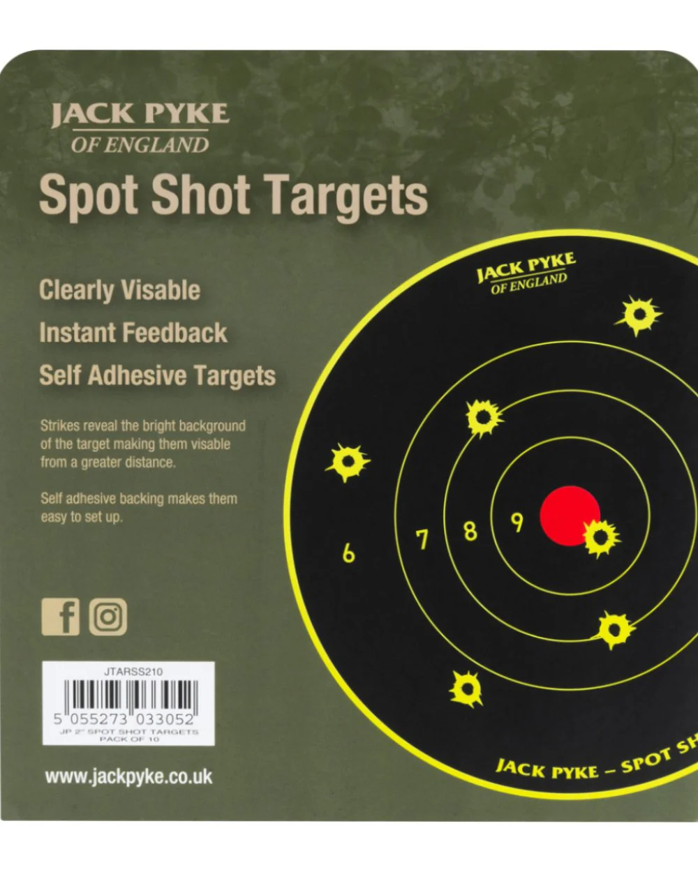 Jack Pyke 2" Spot Shot Targets - Image 4