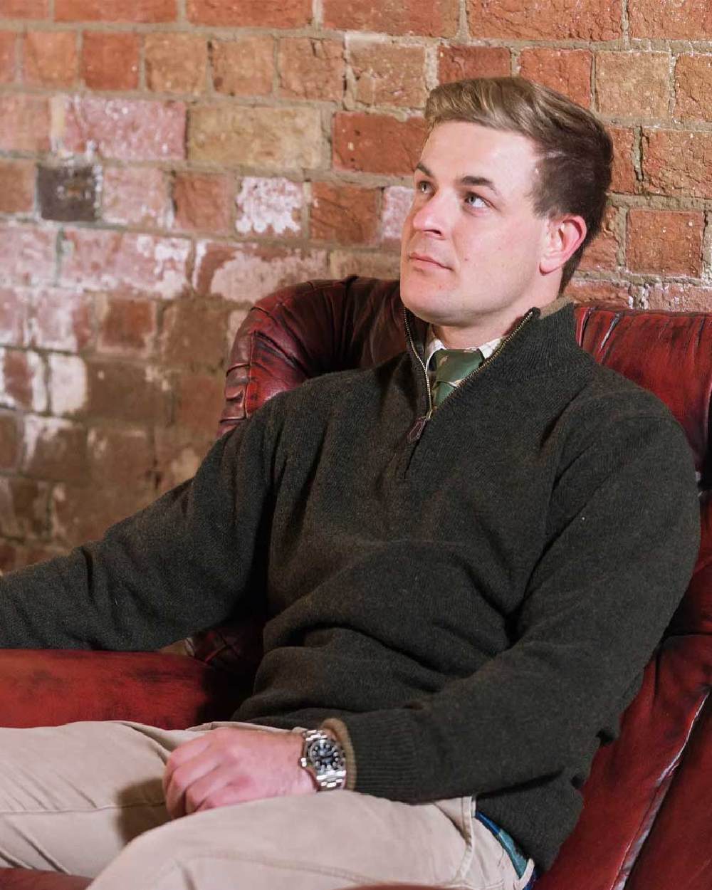 Jack Pyke Ashcombe Lambswool Zip Knit Pullover - Image 2