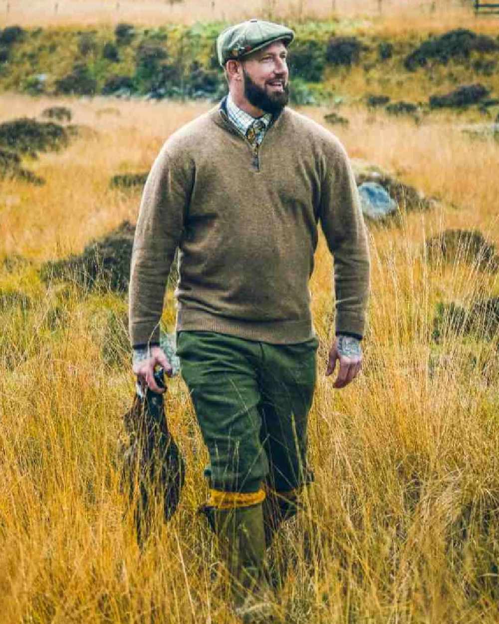 Jack Pyke Ashcombe Lambswool Zip Knit Pullover - Image 5