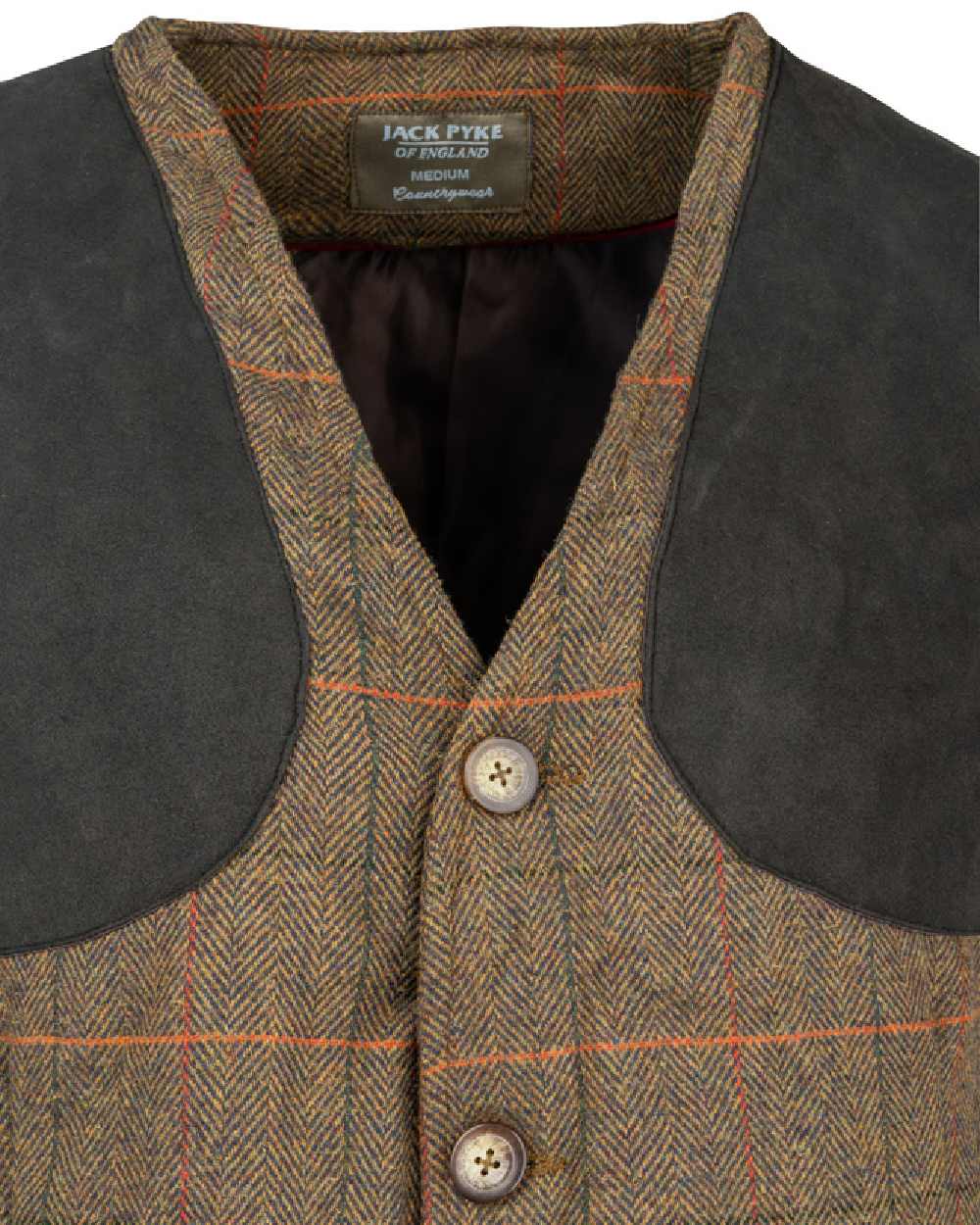 Jack Pyke Mens Tweed Shooting Vest - Image 4
