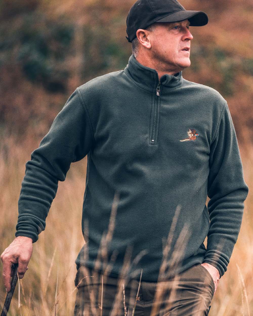 Jack Pyke Pheasant Motif Fleece Pullover - Image 2