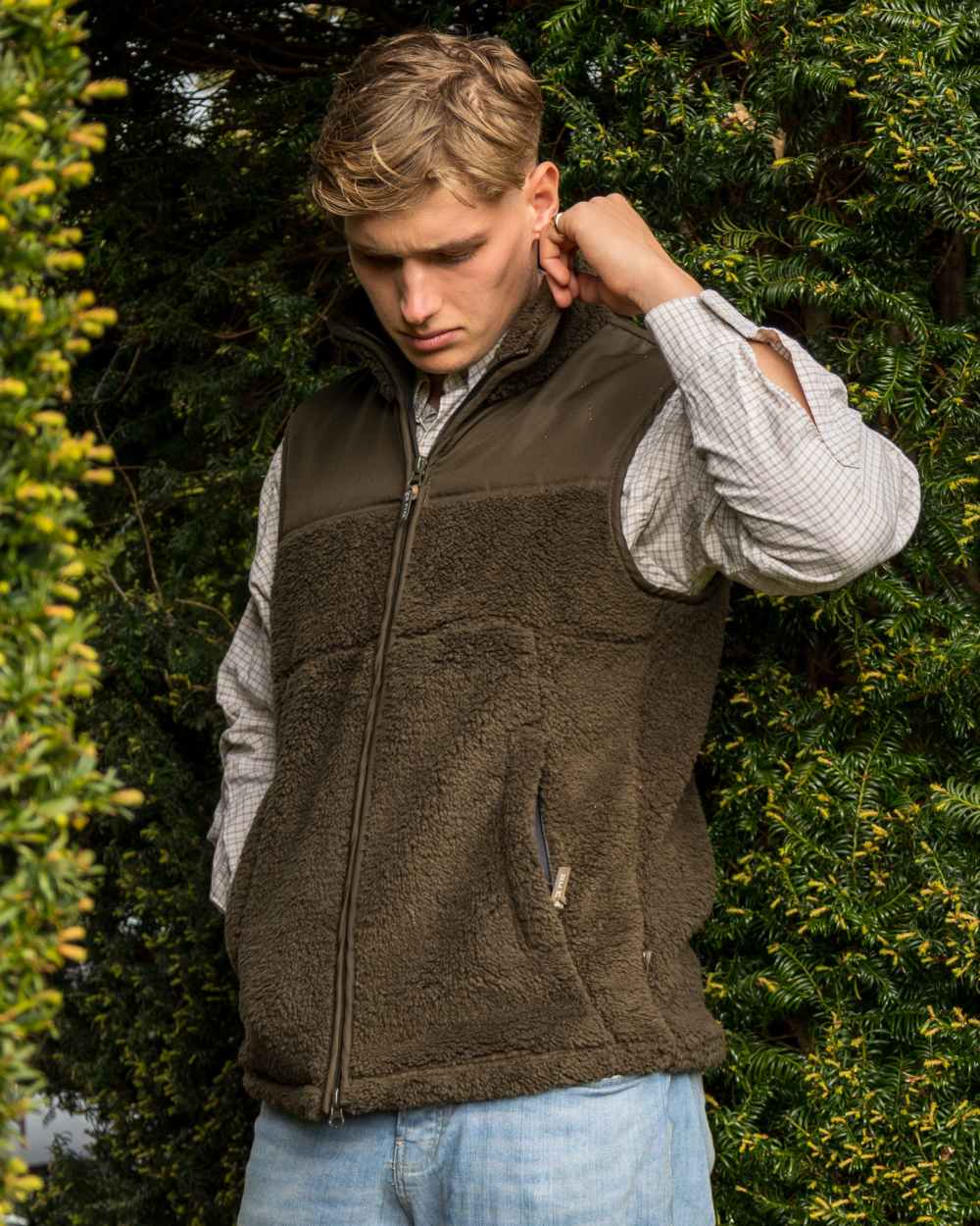 Jack Pyke Sherpa Fleece Gilet - Image 4