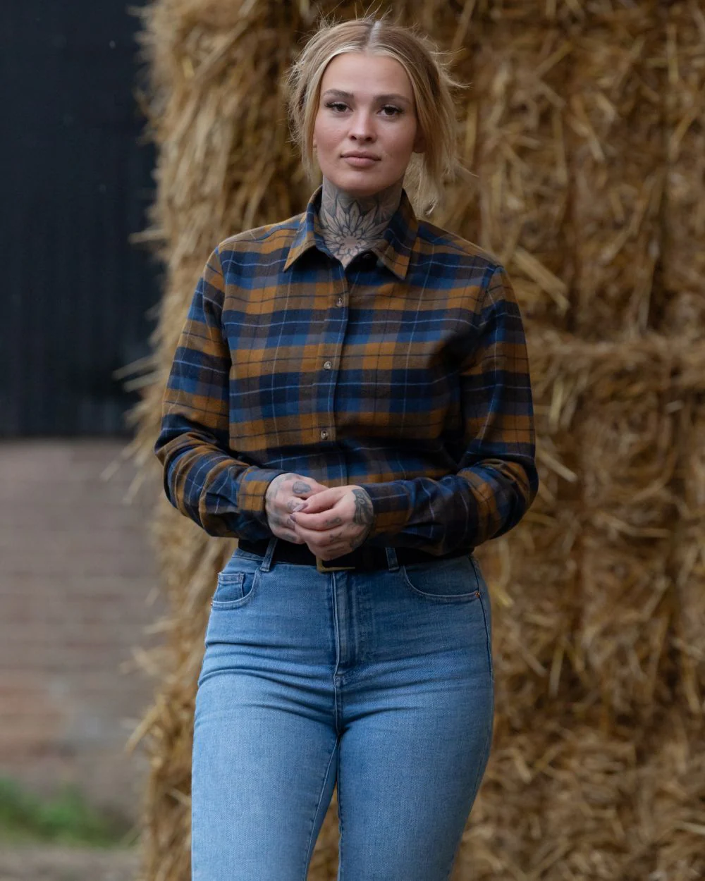 Jack Pyke Womens Bleasdale Heavy Flannel Shirt - Image 4