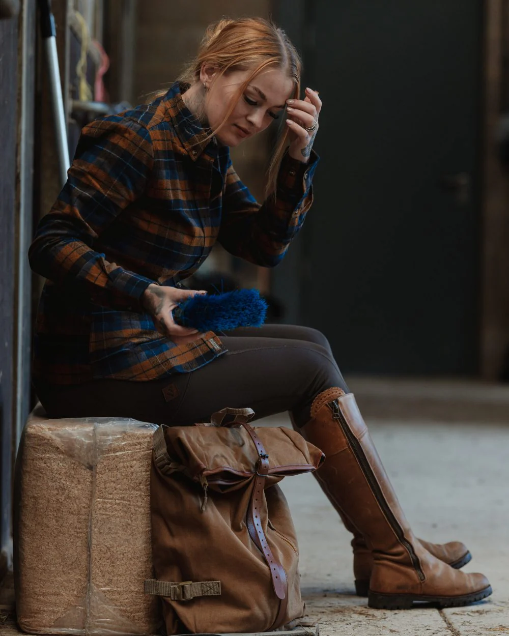 Jack Pyke Womens Bleasdale Heavy Flannel Shirt - Image 6