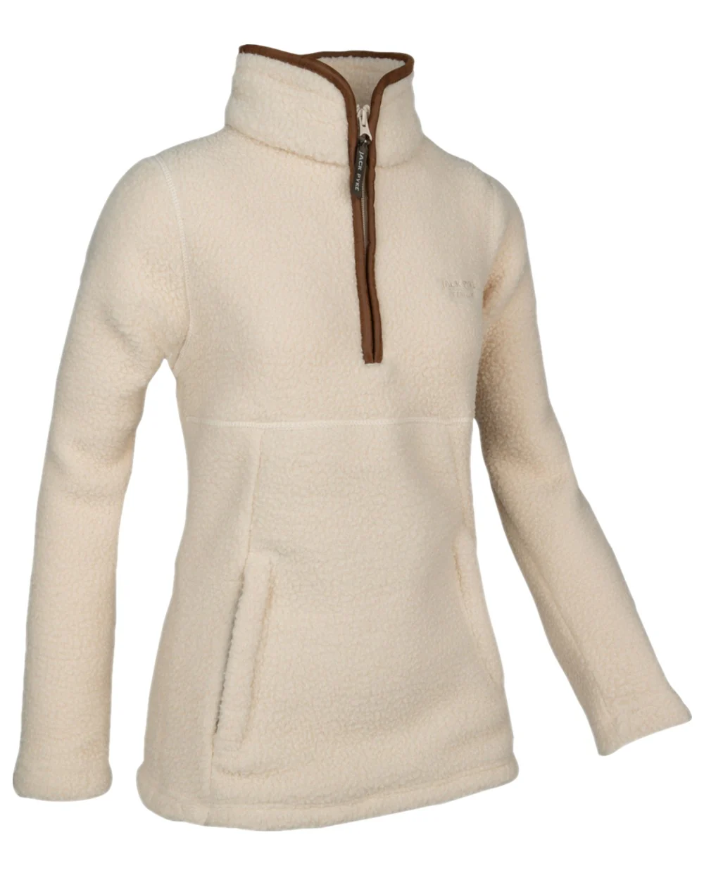 Jack Pyke Womens Half Zip Sherpa Fleece Pullover - Image 3