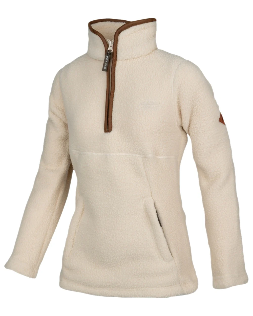 Jack Pyke Womens Half Zip Sherpa Fleece Pullover - Image 4
