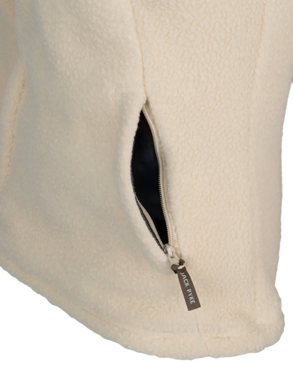 Jack Pyke Womens Half Zip Sherpa Fleece Pullover - Image 5