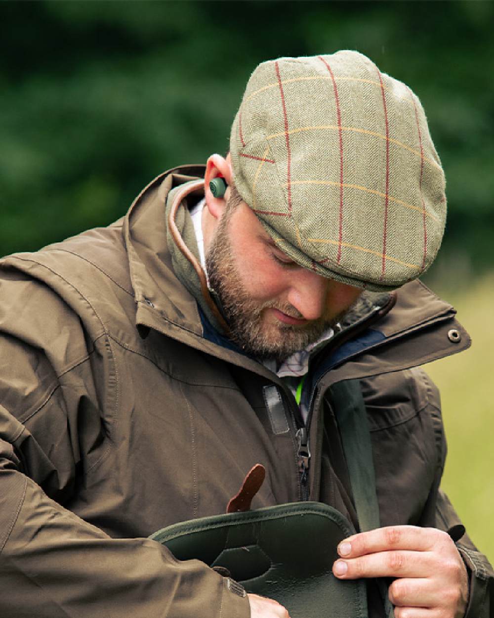 Jack Pyke Wool Blend Tweed Flat Cap - Image 3