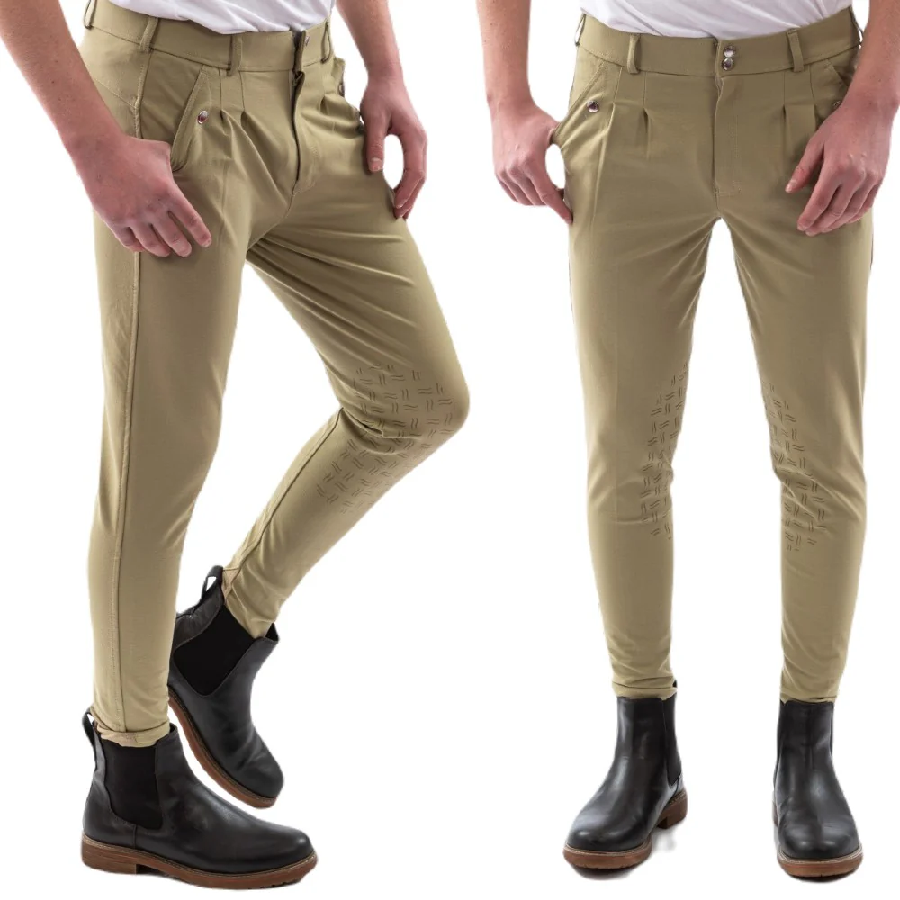 John Whitaker Clayton Mens Breeches With Grip Knee Patches - Image 3