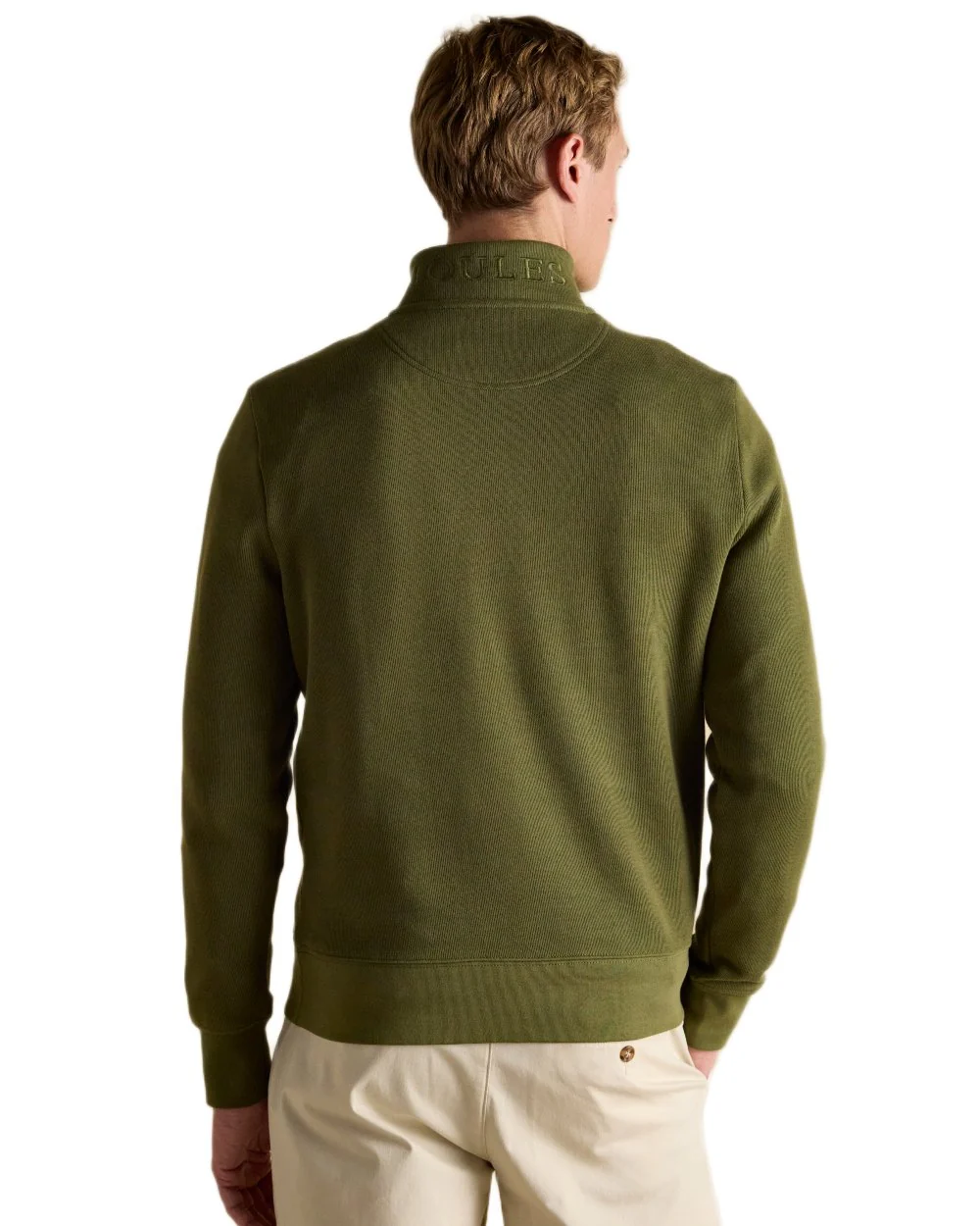 Joules Alistair Quarter Zip Cotton Sweatshirt - Image 10