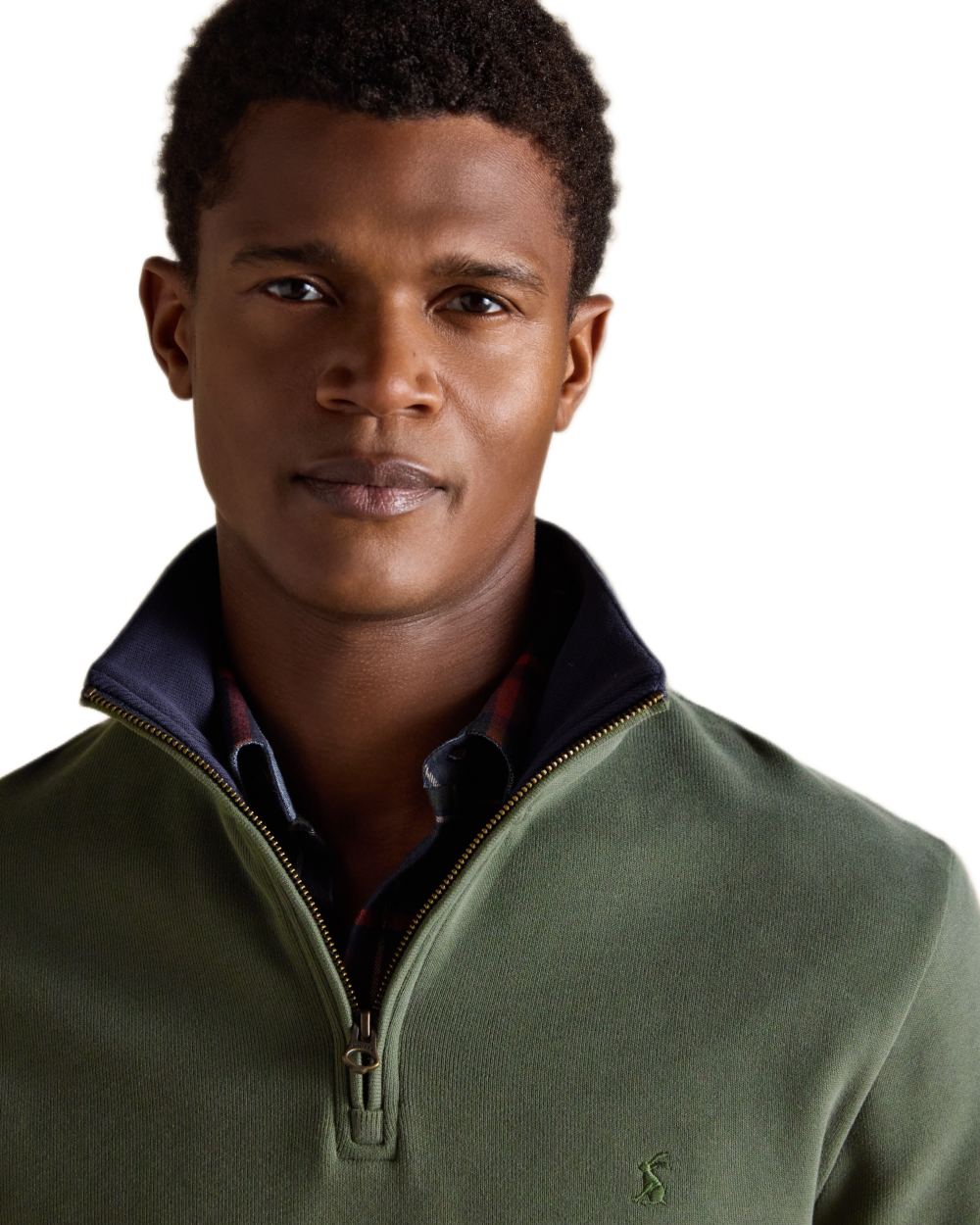 Joules Alistair Quarter Zip Cotton Sweatshirt - Image 25