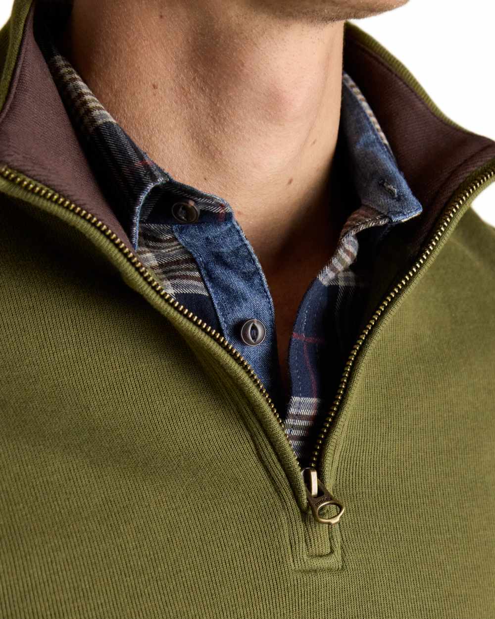Joules Alistair Quarter Zip Cotton Sweatshirt - Image 7