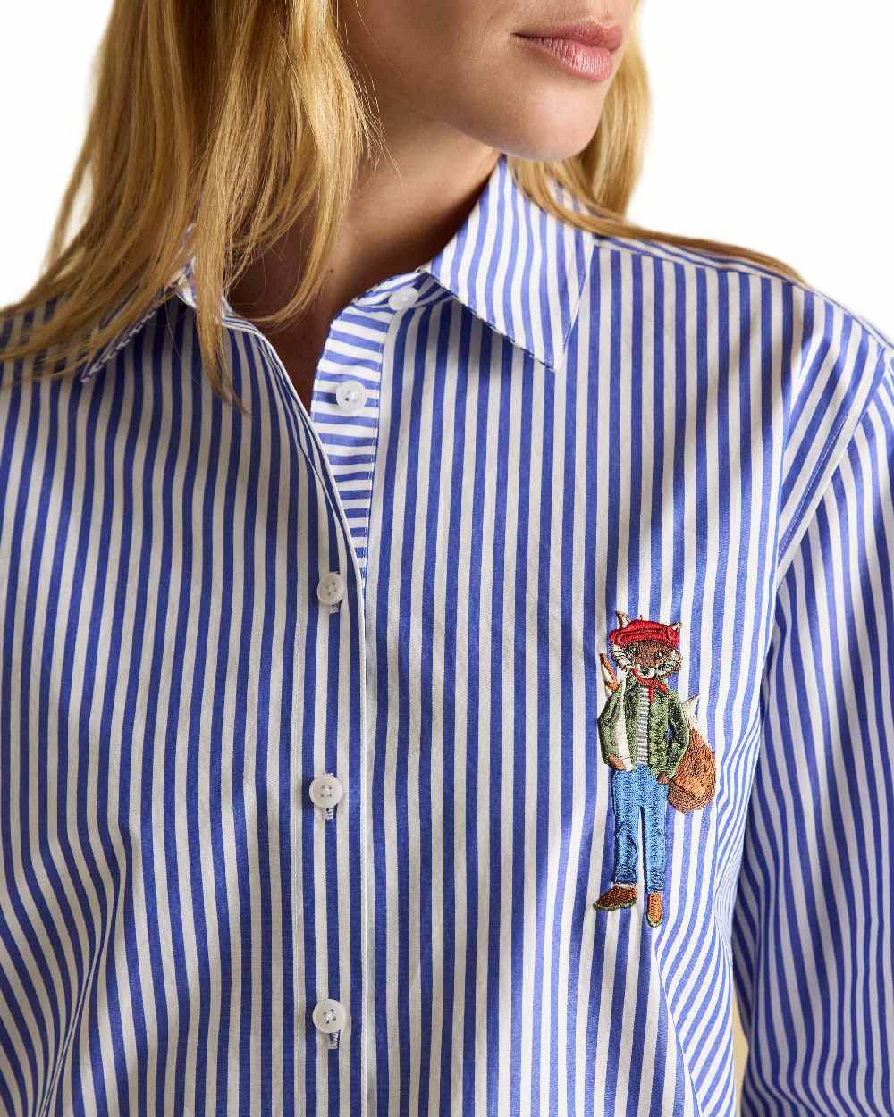 Joules Amilla Boyfriend Fit Shirt - Image 4