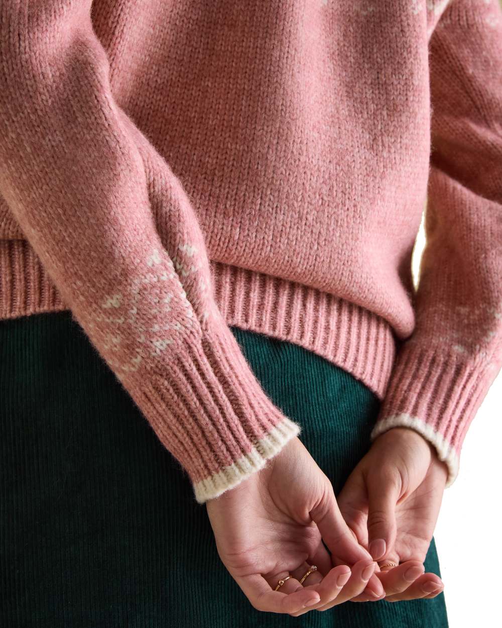 Joules Charlotte Crew Neck Fair Isle Jumper - Image 10