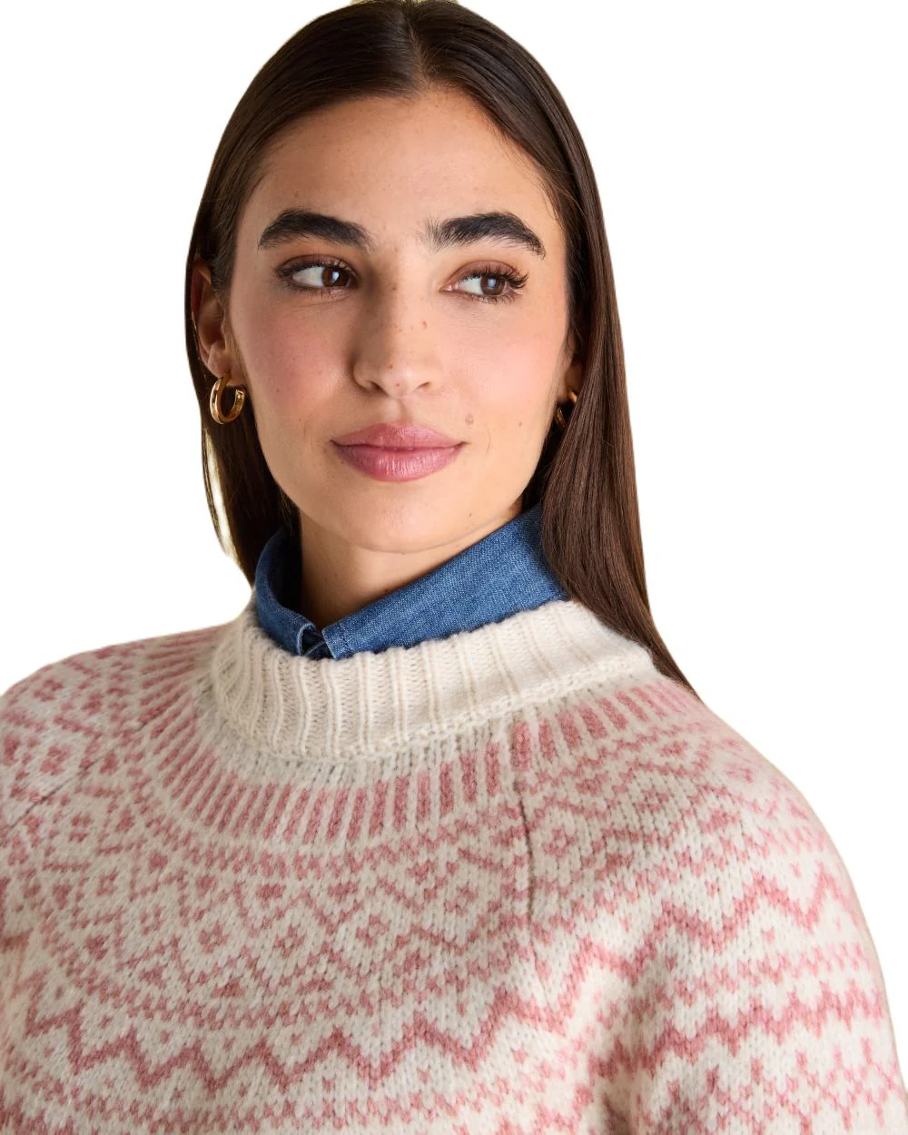 Joules Charlotte Crew Neck Fair Isle Jumper - Image 2