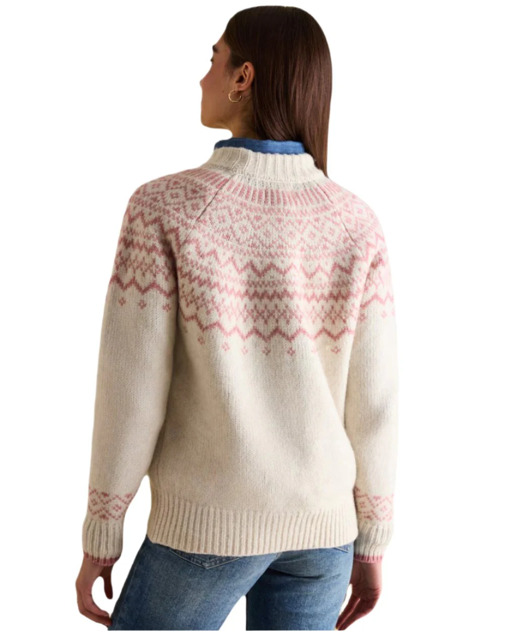 Joules Charlotte Crew Neck Fair Isle Jumper - Image 4