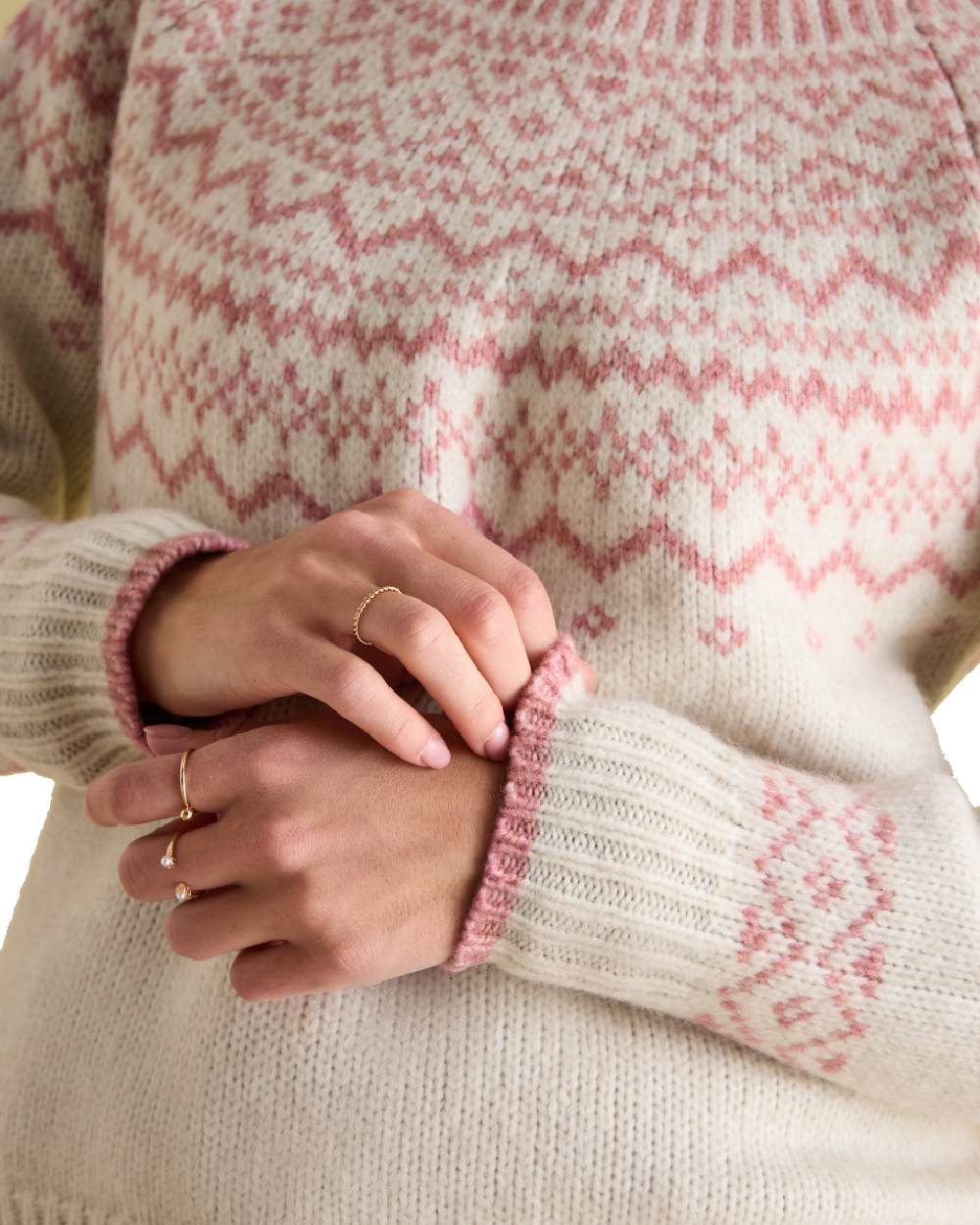 Joules Charlotte Crew Neck Fair Isle Jumper - Image 5